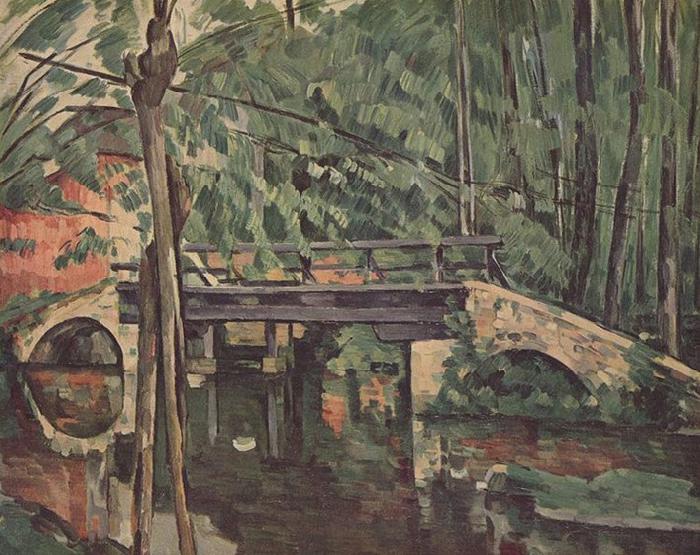 Paul Cezanne Pont de Maincy Sweden oil painting art